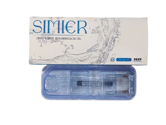 1 мл 2 мл переплетённого наполнителя гиалуроновой кислоты 24 мг/ мл HA Dermal Fillers