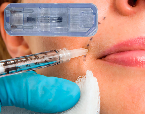 Крест соединил Hyaluronic кисловочный дермальный заполнитель губ Chin щеки